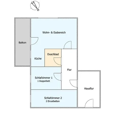 Haus Sterntaler Wohnung 3 Lägenhet